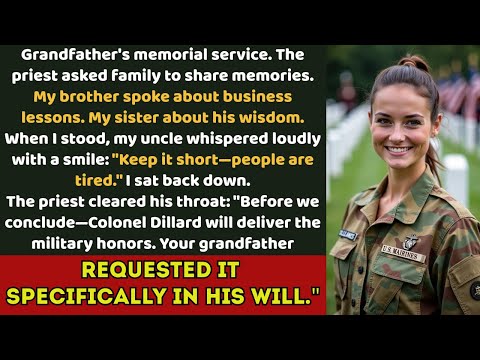 'Keep it short—people are tired,' he smiled. Then the priest said: 'Colonel... will deliver honors.'