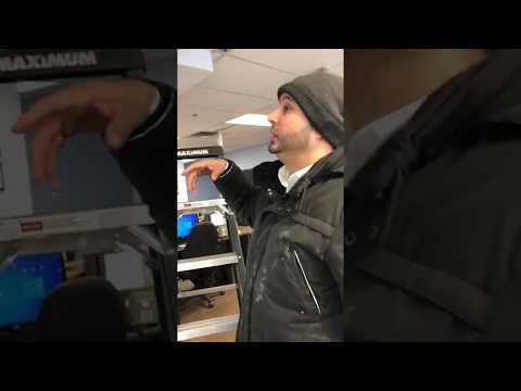 How to cut a hook-up in a commercial facility?