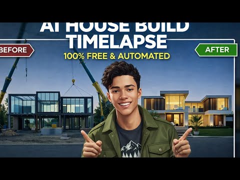 No Editing, No Skills – Create Viral Construction Timelapse with AI