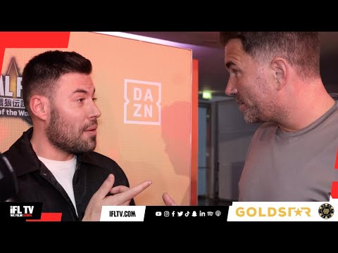 'YOU F***** UP…’ EDDIE HEARN & BEN SHALOM AWKWARD & HEATED EXCHANGE OVER EUBANK JR v BENN