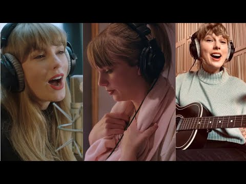 Taylor Swift in the studio making songs for 17 minutes