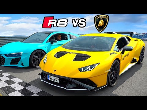 Lamborghini Huracan STO vs Audi R8 🏎️ !! (mit Stanni am Nürburgring)