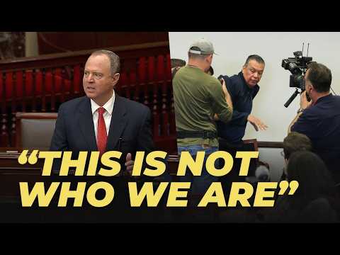 Schiff Takes Over Senate Floor to Blast Trump's Attack on Senator Padilla
