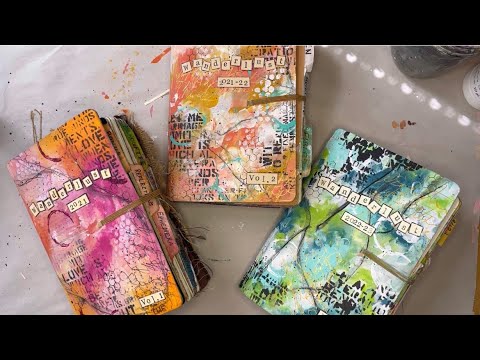 Decorating my 3rd Wanderlust Journal Cover—Journal with me full process video