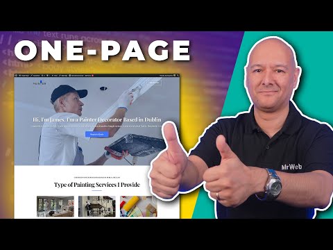 How to Make a Simple One Page Website in WordPress for FREE in 2024