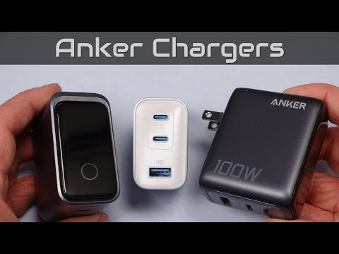 Anker Smart Display USB Power Adapters 160 100 and 70W