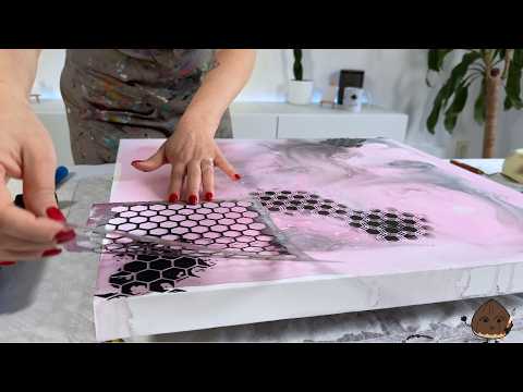 Think Pink: The fascinating work of art with pink, texture and shine