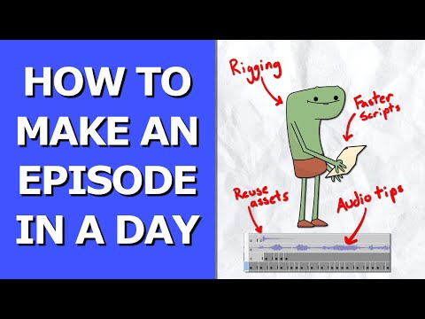 How to Make your Own Animated Series: Making a Cartoon in 1 Day!