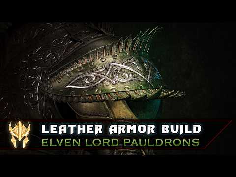 Crafting The Elven Lord Leather Pauldrons