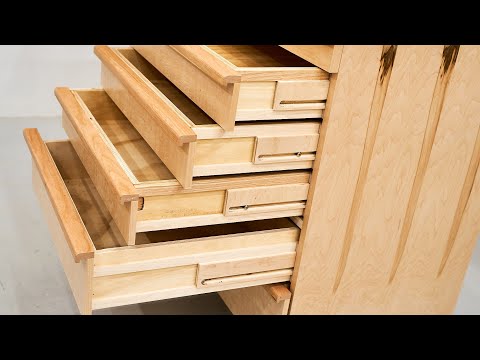 How To Make Wooden Full Extension Drawer Slides - Woodworking