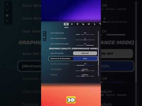 The ONLY Fortnite Settings You Need!