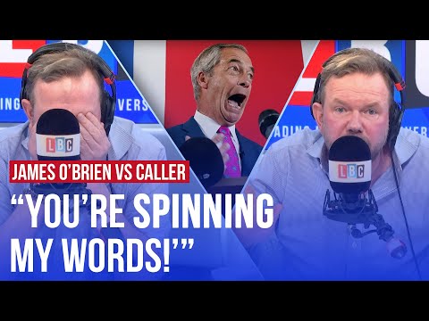 James O'Brien's mammoth 21 minute call with Nigel Farage supporter | LBC