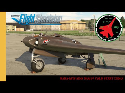 Rara-Avis Sims Ho229 Cold Start Demo | Gotha Go229 | Luft 46 | MSFS | Microsoft Flight Simulator