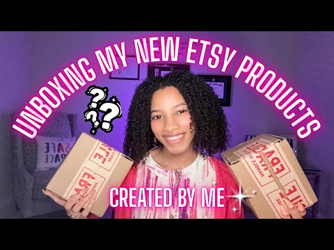 UNBOX MY NEW ETSY COUNSELING PRODUCTS WITH ME | New Etsy Shop, Life Updates