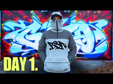 Escape The Grind: 4 Graffiti Pieces in 2 Days