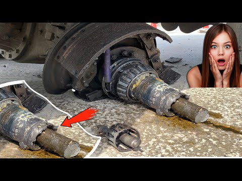 Pakistani Truck Hub and Axle Destroyed || Repaired by Skilled Hands  _ Complete video