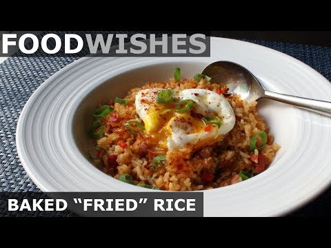 Baked "Fried" Rice - Easy Fried Rice in the Oven - Food Wishes