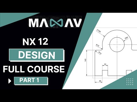 NX 12 full course | NX 12 (part 1) | 2D sketch on NX 12 | NX CAD | NX 12 for beginners