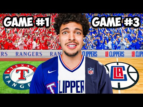 Going to MLB, NFL, and NBA Game in 24 Hours!