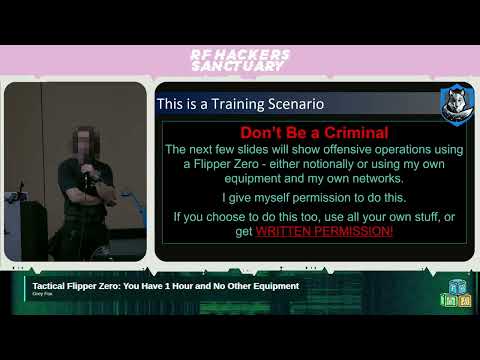 DEFCON 33 RF Village Tactical Flipper Zero: You Have 1 Hour and No Other Equipment