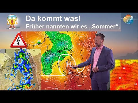 Da kommt was! Sonne & über 30°, dann Gewitter! Nannten wir früher Sommer! Vergleich 2025/2003/2018.