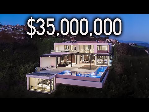 Touring a Hollywood Hills Mansion with the BEST VIEWS in Los Angeles