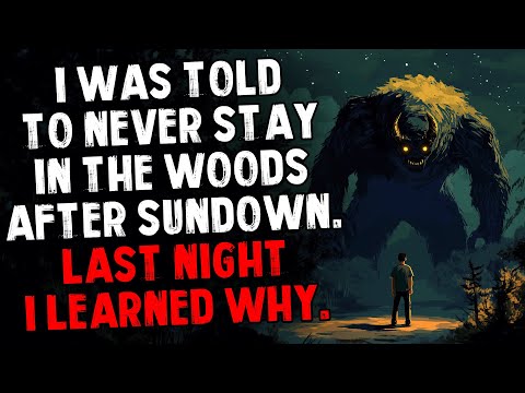 I Was Told To Never Stay In The Woods After Sundown. Last Night I Learned Why.