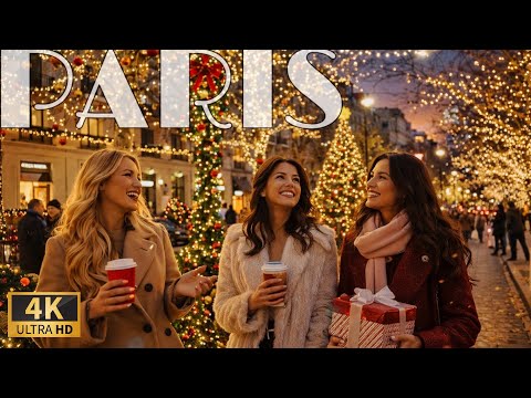 [🇫🇷Paris France 4K 120FPS Walking Tour] Christmas Season’s Walk in Paris 28/DECEMBER/2025