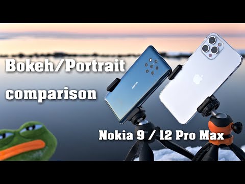 iPhone 12 Pro Max vs. Nokia 9 PureView - Portrait mode comparison