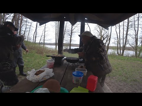 ПЕРВАЯ РЫБАЛКА С НОЧЕВКОЙ В НОВОМ СЕЗОНЕ ||АПРЕЛЬ 2024