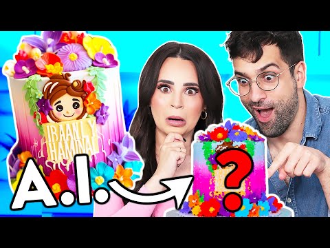 I RECREATED THIS A.I. BIRTHDAY CAKE.... Disaster - ft JonnyCakes