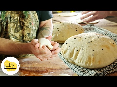 This Turkish Flatbread is Mind Blowing!! | How To Make Lavash Flatbread