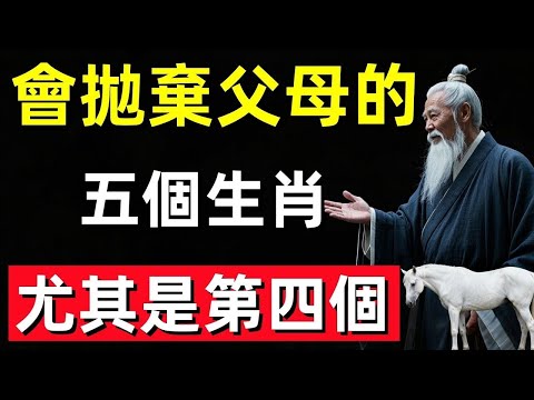 不孝至極！這5大生肖最容易拋棄父母，太讓人心寒了！#修行思維 #修行 #福報 #禪 #道德經 #覺醒 #開悟 #禅修