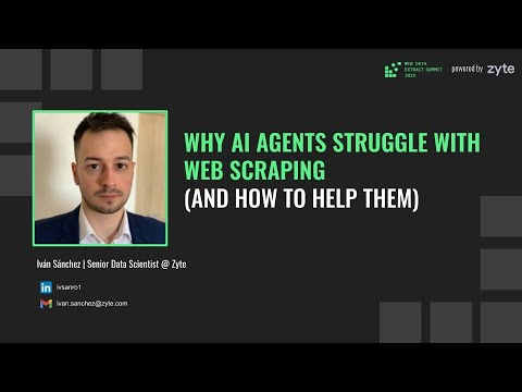 Why AI Agents Struggle With Web Scraping - Ivan Sanchez
