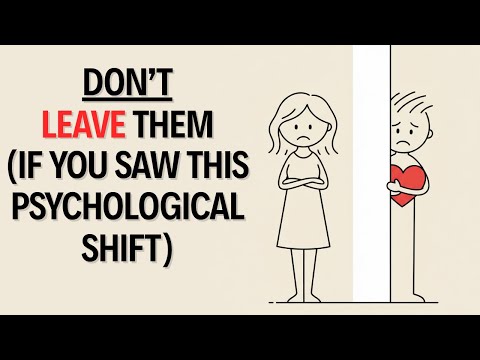 If You Note This Psychological Shift in Your Avoidant Partner Don't Leave. (They Truly Love You)