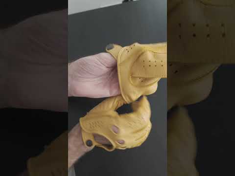 Yellow driving gloves #leathergloves #drivinggloves