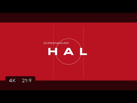 HAL 9000 Screensaver 4K (21:9 Ultrawide)