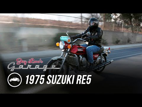 Rotary Engine Motorcycle? 1975 Suzuki RE5 - Jay Leno's Garage