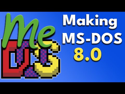 My Very First MS-DOS 8 Standalone Distro!