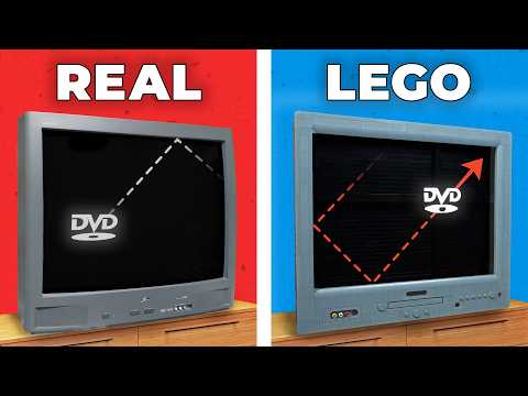 I Built A Bouncing DVD Screensaver Machine from LEGO...