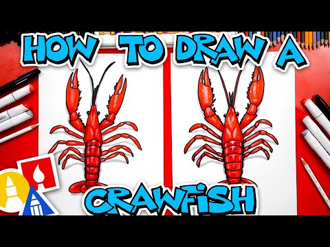How To Draw A Realistic Crawfish