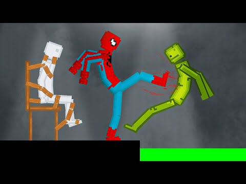 Spider-Man Saves People From Melon Playground Epic Battle in People Playground