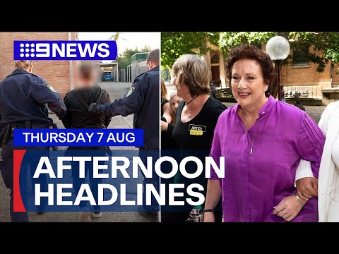 Teens charged after major police blitz; Kathleen Folbigg compensation confirmed | 9 News Australia