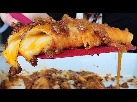 The Enchiladas I Crave | CHEESE ENCHILADAS With Chili Con Carne | Simply Mamá Cooks