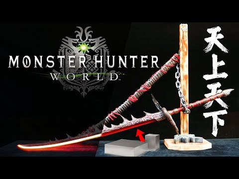 How to make a Hellish Slasher in Monster Hunter World, 1:1 restore | Weapons in Game丨HammerForge