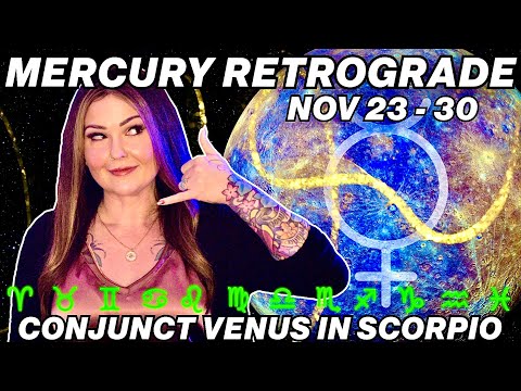 Mercury Retrograde Conjunct Venus in Scorpio | All 12 Signs!