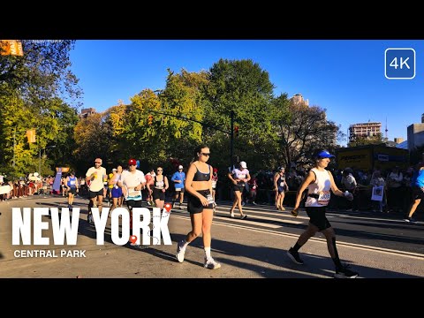 Central Park NYC Walk | Marathon Day Vibes | City Walk New York
