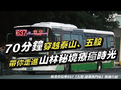 搭乘泰山老路線，探訪泰山秘境山林！｜前進書香古蹟，再登頂享受絕美景色，還可以免費體驗健身？｜泰山在地信仰原來有這樣的歷史｜《搭公車旅行趣》 637【五股～泰山～台北】｜交通大小事