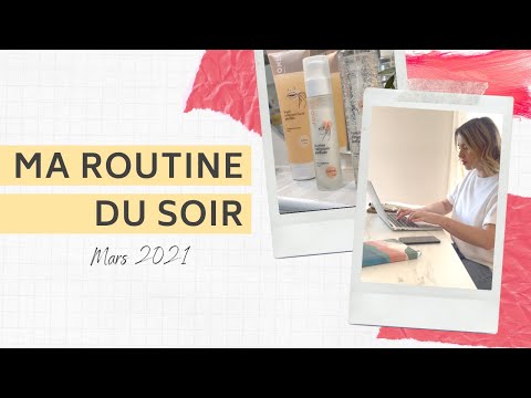 Ma routine du soir beauté et repas // Mars 2021 //