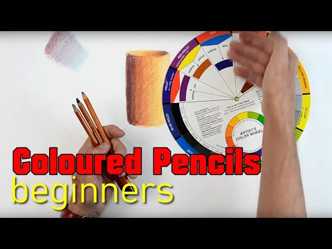 Draw with Coloured Pencils PART 1  - Beginners